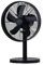 Mellerware Ventilador de Sobremesa Brizy Circle | 35W de Potencia | Oscilante | 3 Velocidades | 5 aspas metálicas 30 cm Diámetro | Aluminio | Caudal de aire fresco | Fácil transporte | Negro