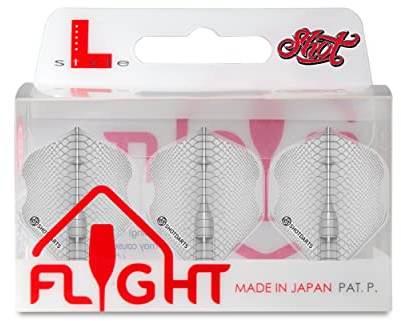 Shot! L-Style Americana Gator White L1 - Dart Flights