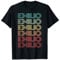 Namensschild mit Vornamen EMILIO spanischer Junge Retro Geburtstag T-Shirt