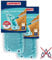 Leifheit 2er Set Wischbezug CLEAN Twist M Static Plus, Staubwischer für alle Bodenarten, zieht Staub und Haare an wie EIN Magnet, Bodenwischer Ersatzbezug für Glatte Böden, trockene Bodenreinigung