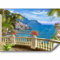 murando Fototapete Premium-Vlies Landschaft 400x280cm Foto Tapete Schlafzimmer Wohnzimmer Vliestapete XXL Wandtapete Motivtapeten Bildtapete 3d Effekt Wand Dekoration Flur Meer Tropische Insel Italien