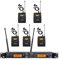 OPQRST Kabelloses In-Ear-Monitorsystem, 2-Kanal, 5 Bodypacks, Überwachung im Studiomonitor, UHF-Sender, Frequenzüberwachungstyp für Bühne, Kirche, Band, Musiker, Schule