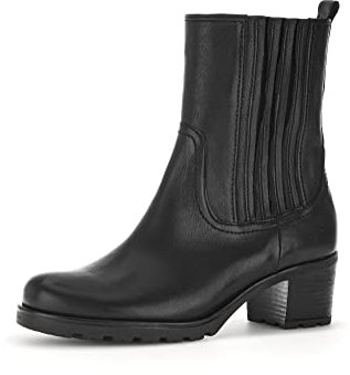Gabor Damen Klassische Stiefeletten, Frauen Boots,Moderate Mehrweite (G),uebergangsschuhe,schwarz (Micro),42 EU / 8 UK