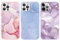 Yoedge 3 Stück für iPhone X/XS Hülle 5,8, Ultra Dünn Slim Weich Silikon Flexible TPU Handyhülle mit Aesthetic Marmor Muster Matt, Stoßfest Kratzfeste Bumper Schutzhülle für iPhone XS