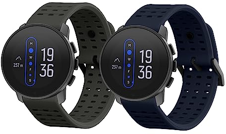 kwmobile Bracelet compatible avec Suunto 9 Peak Pro/ 9 peak / 5 peak/Vertical bracelet - 2x bracelet de rechange en silicone pour fitness tracker