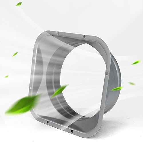 BBTISG Raccord de Gaine avec Flange Ø 250mm Connecteur de Conduit à Bride Carrée pour Tuyau D'échappement en Métal pour Système de Ventilation de Chauffage et de Refroidissement