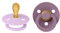 BIBS Colour Symmetrical Schnuller 2er Pack, BPA-frei Dummy-Schnuller, Symmetrischer Nippel. Naturkautschuk/Latex, Hergestellt in Dänemark, Größe 1 (0-6 Monate), Violet Sky/Mauve