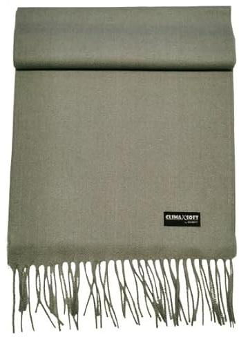 ADAMANT Schal Herren/UNISEX-100% Climaxsoft (weich wie Kaschmir) - Standard-Länge/Breite - LIEBLINGSSCHAL (Steingrün)