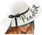 Sombrero de playa personalizado, sombreros de sol para mujer, visera personalizada con nombre y texto, sombrero de playa personalizado para protección solar, Sombrero de playa personalizado, M