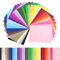 Kesote Geschenkpapier 360 Seidenpapier 24 x 17 cm Seidenpapier Verpackungsmaterial 36 Farbe Transparentpapier Bastelpapier Packpapier Basteln Origami Papier Hochzeit Geschenk Deko Weihnachten