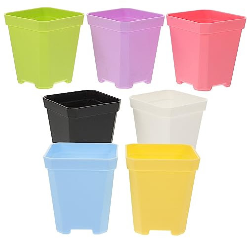 ORFOFE Pflanzkübel 7st Kleiner Büroradio Bürolocher Fensterblatt Gewächshsus Gardiene Drinnen Starttöpfe Töpfe Für Pflanzen Für Draußen Kleine Blumentöpfe