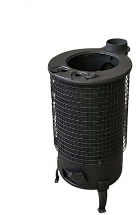 Estufa de Leña Portátil para el Hogar y Acampar - Calefacción y Cocina Con Múltiples Combustibles para Villa