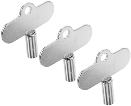 DOITOOL 3pcs Boiler Pressure Key Radiator Bleed Key Plumbing Bleeding Radiator Air Vent