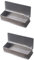 Cabilock 2er-box Retro-zahnstocher-box Rostfrei Zahnstocherspender Für Zu Hause Tischdose Für Zahnstocher Edelstahl-zahnstocherspender Behälter Mit Deckel Retro-zahnstocherspender Silver