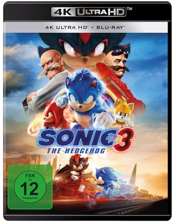 Sonic The Hedgehog 3 [4K Ultra HD] + [Blu-ray]