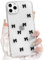 NITITOP Compatible with iPhone 11 Pro Max Case Clear Cute Sparkly 3D Bow Bling Glitter Bowknot for Women Girls Ultra Slim Anti-Yellow Protective Phone Cover - Black Bow