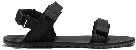 Xero Shoes Women's D-Trail Barefoot Classic Sandals, Black/Asphalt, 8