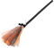 VICASKY Escoba mágica de carnaval disfraces de carnaval escoba de bruja para niños pequeños, luces de Halloween, decoraciones, vestidos, escoba de bruja, bruja, mango de escoba, tela naranja