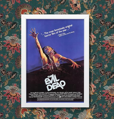 Evil Dead 1981 Cult Vintage Horror Film Movie Poster Print (A4 210 x 297mm, Unframed)