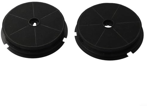 MoSundi Kohlefilter für Dunstabzugshauben, 190 mm Durchmesser, runder Aktivkohlefilter für Dunstabzugshauben für Refsta K25 und Klasse V2-V10 Modelle (2 Stück)