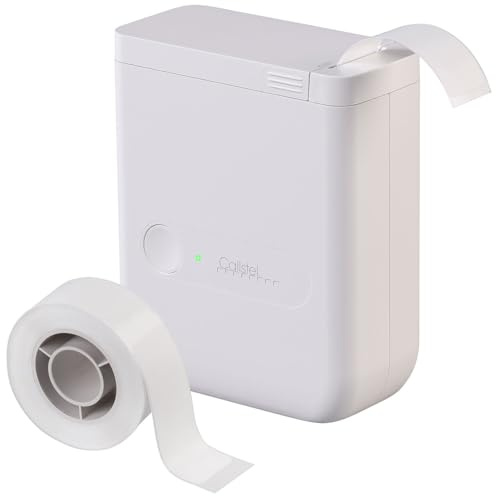 Callstel Etikettendrucker: Mobiler Akku-Thermo-Labeldrucker mit Bluetooth & App, 1.200 mAh (Thermodrucker, Label-Drucker)