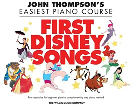 John Thompson's Easiest Piano Course: First Disney Songs: Songbook für Klavier: John Thompson's Easiest Piano Course - 8 Disney Solos