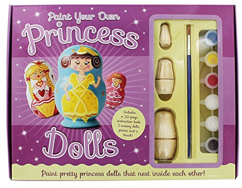 Top That Paint your own princess dolls