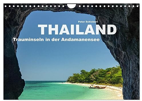 Thailand - Trauminseln in der Andamanensee (Wandkalender 2026 DIN A4 quer), CALVENDO Monatskalender: Die Trauminseln Koh Libong, Koh Mook und Koh Kradan in der Andamanensee (CALVENDO Orte)