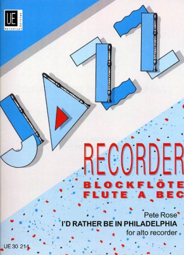 I'd rather be in Philadelphia: Altblockflöte. Partitur.