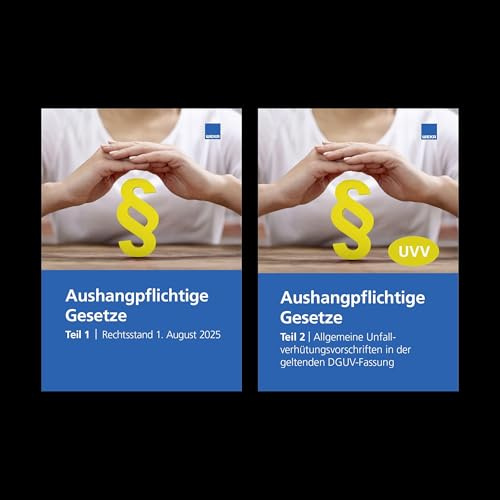 Aushangpflichtige Gesetze Teil 1 + Teil 2 -September 2025