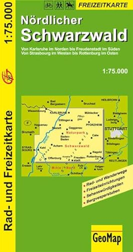 GeoMap Karten, Nördlicher Schwarzwald: 1:75000