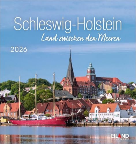 Schleswig-Holstein Postkartenkalender 2026 - Land zwischen den Meeren: 12 Postkarten in einem kleinen stimmungsvollen Foto-Kalender zum Aufstellen oder Aufhängen. (Postkartenkalender Eiland)