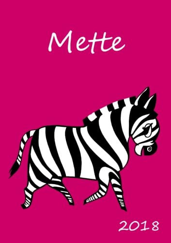 2018: personalisierter Kalender 2018 - Mette - DIN A5 - eine Woche pro Doppelseite