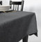 Rollmayer Hersteller abwaschbar Tischdecke Wasserabweisend/Lotuseffekt (Melange Aschgrau 20, 150x180cm) Leinenoptik Tischtuch mit pflegeleicht Fleckschutz, Rechteckig, 4 Farbe & Größe wählbar