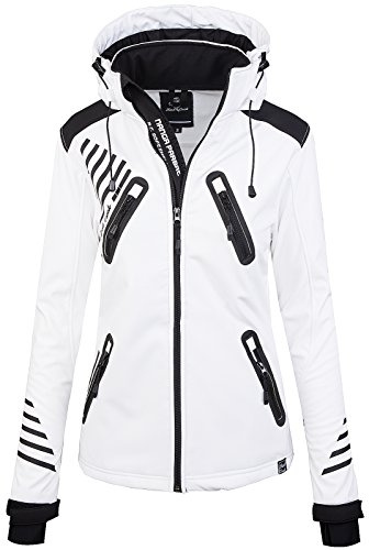 Rock Creek Softshelljacke Damen Outdoor Windbreaker D-390 | Wasserabweisende Übergangsbekleidung, funktionale Wanderjacke für Frauen, Camping, Freizeit und wechselhaftes Wetter