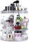 Awenia Rotating Makeup Organiser,Cosmetic Organisers 360 Rotating Make Up Storage Largest Capacity DIY Adjustable Display Stand Box 380 x 280 MM 7 Layers Gift For Dresser,Bedroom,Bathroom