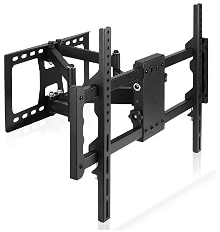 UNHO TV Support Murale Orientable et Inclinable: Fixation Mural TV Réglable pour Ecrans Plats 4K LCD LED OLED Plasma de 30-85 Pouces (76-216cm) TV, VESA Max.700x400mm, Capacité de Charge Max. 45kg