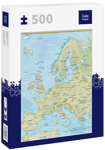 Lais Puzzle Map of Europe 500 pieces