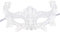 Jamron Damen Elegant Weiß Spitzen Augenmaske für Masquerade Halloween Party Abschlussball Karneval Kostüm Maske SN07830 Groß Fuchs