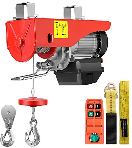 VIVOHOME Electric Hoist, 110V 440 Lbs Winch with Wireless Remote Control