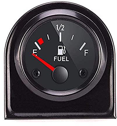 Gebildet Medidor de Nivel de Combustible,Indicador de Nivel de Combustible de 2 52mm E-1/2-F Medidor de Tanque de Combustible Universal con Retroiluminación LED para Automóvil RV Yate Motocicleta