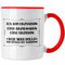 Trendation - Ich Bin Erzieherin Tasse Geschenk Lustiger Spruch Erzieherin Geschenkidee Kindergärtnerin (Rot)