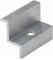 NAKA 20x Endklemme PV Solarpanelen, Photovoltaik Randklemme Montageschiene Zubehör für Modulhöhe 40 mm, Solarmodul Klemme zur Montage von Aluminiumprofilen 50 mm Aluminium