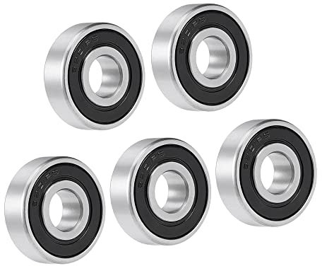 A ABSOPRO Ball Bearing Double Sealed 6201-2RS 12x32x10mm (Set of 5)