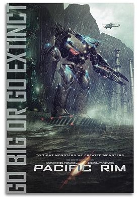 ONZS Film- und Fernsehposter, Motiv: Pacific Rim, klassische Poster, Wandkunst, Dekoration, Album, Poster, 30 x 45 cm, ungerahmter Stil