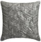 The HomeCentric Dekorativ Silber-Grau Kissen Überzüge, 40x40 cm Jacquard Kissen Chevron, Folie, gesteppt, Kissenhülle mit, Geometrisch Kissen, Modern Kissen Überzüge - Shimmering Vortex
