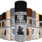 AlezyB 1 x Real Feel Textured Coal Black Spray Paint 400ml, Quick Drying, Decorative Effect Aerosol Can for Wood Metal