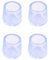 Protection Chaise en Silicone Souple 4 Pièces Protection Pied De Chaise Patin De Chaise Protections Tampon De Sol, Protections De Sol en Silicone Transparent, Réduire Les Rayures