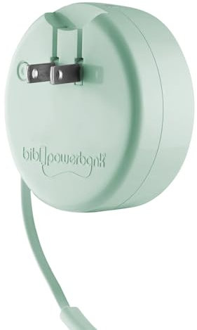 Retractable Lighting - Cable, Portable Wall Charger & Fast Charge Power Bank - All in 1 - Accessory Compatible iPhone 14/14 Pro Max/13/13 Pro Max/12/12 Pro (Mint)