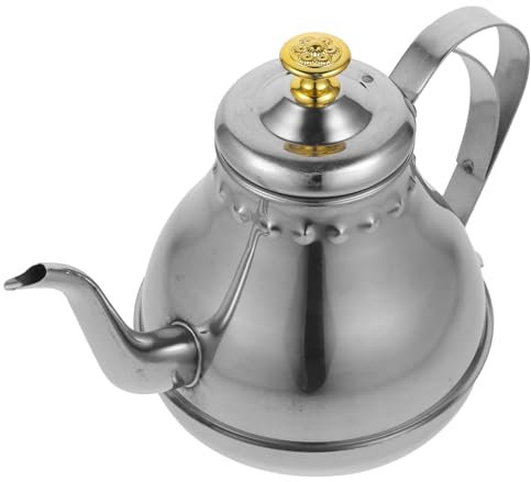 PRETYZOOM 1 Pc teiera bollitore per acqua calda contenitore per l'ebollizione dell'acqua elettrico caffe freddo shaker caffe stufa portatile pratico bollitore per il tè bollitore portatile